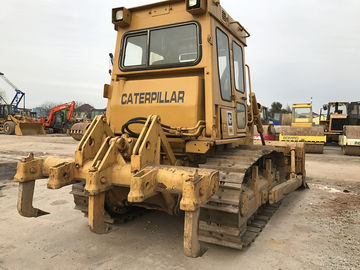 D6D Crawler Used CAT Bulldozer , Small Old Bulldozers CAT 3306 Engine 3 Shanks Ripper