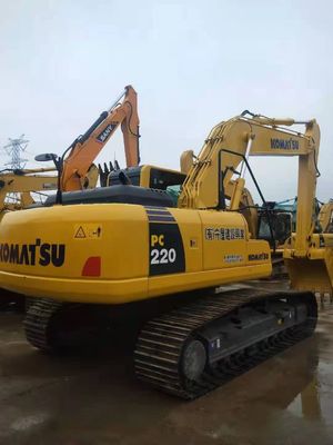 22 Ton Used KOMATSU PC220-8 Backhoe Excavator With 6 Cylinders