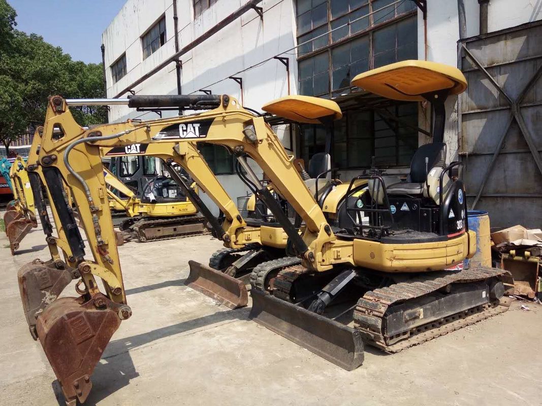 2 Units Used CAT Excavator 303C , Second Hand Mini Diggers Low Work Hours  