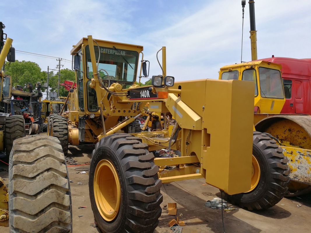 140k Used  Motor Grader 185hp Engine Power Original Paint