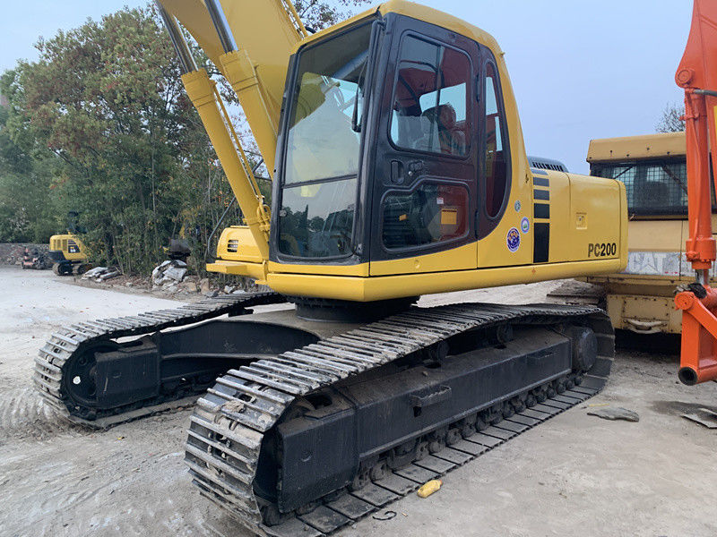 Japan Made Used KOMATSU Excavator PC200 PC2006 New paint 1.0cbm bucket