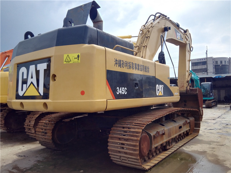 Caterpillar 345c Crawler Excavator Second Hand 345hp Engine Power With 1 9cbm Bucket