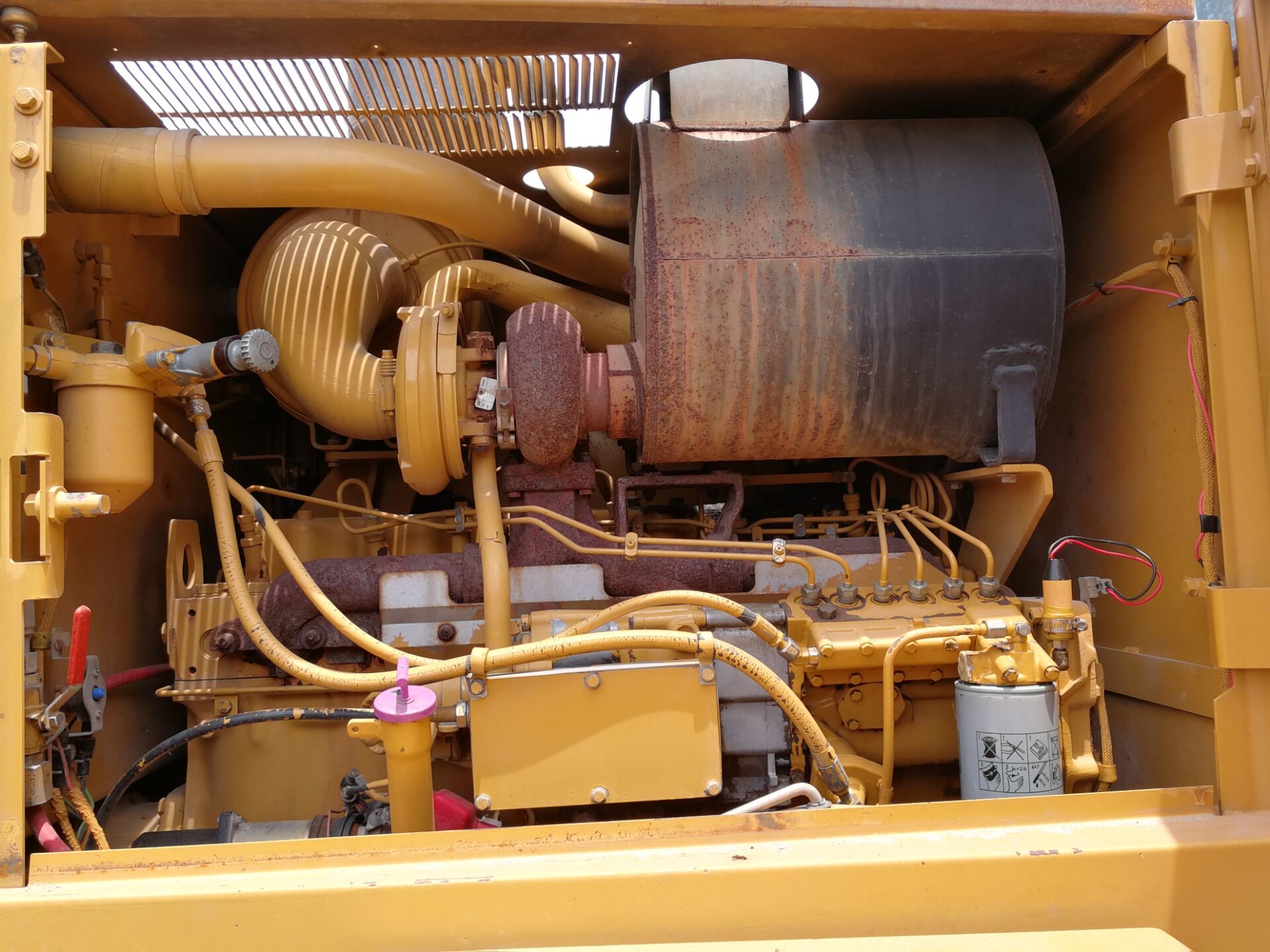 140k Used Caterpillar Motor Grader 185hp Engine Power Original Paint