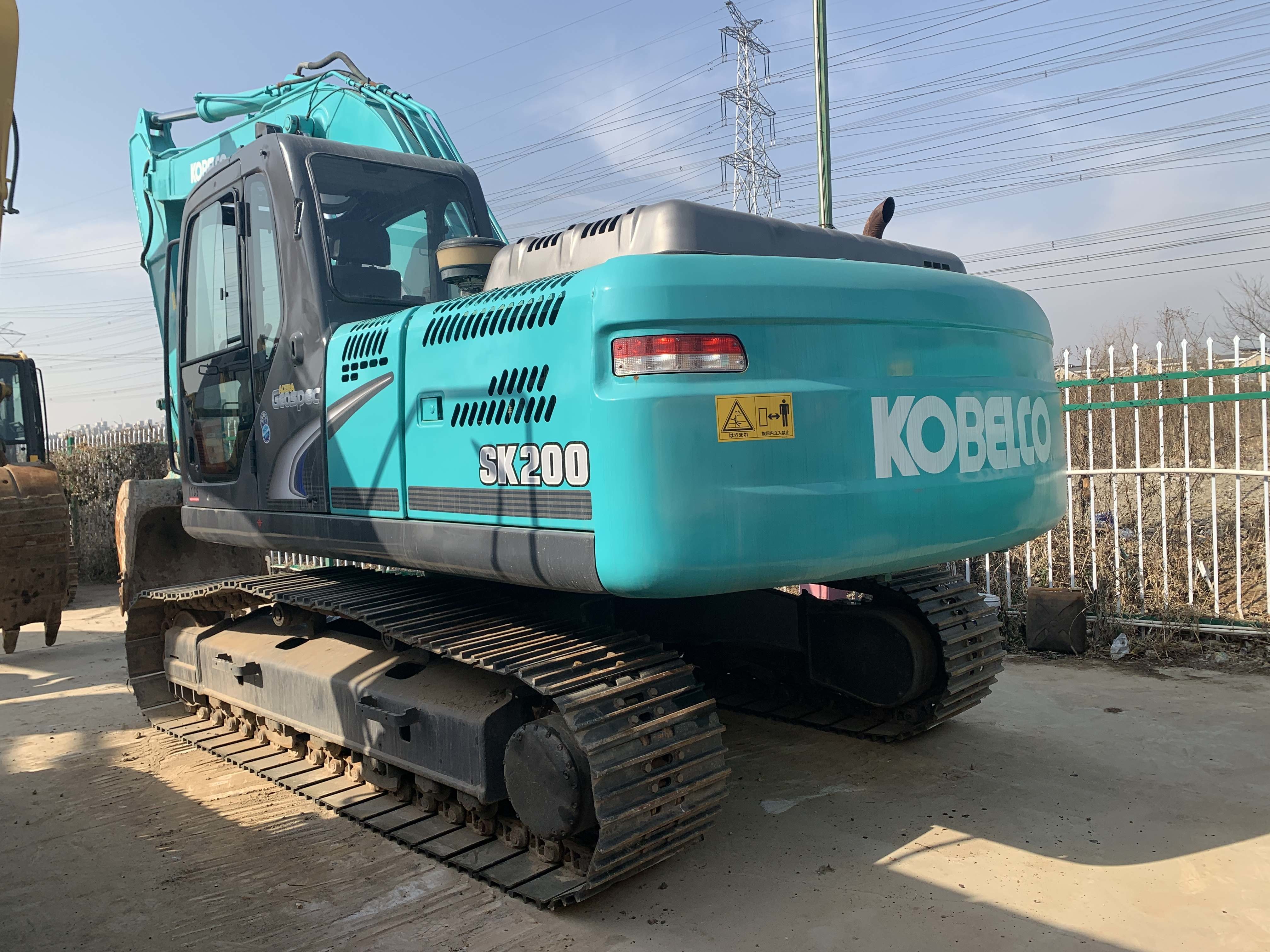 Hino Engine Used Kobelco SK2008 Crawler Excavator/Kobelco SK200 Excavator